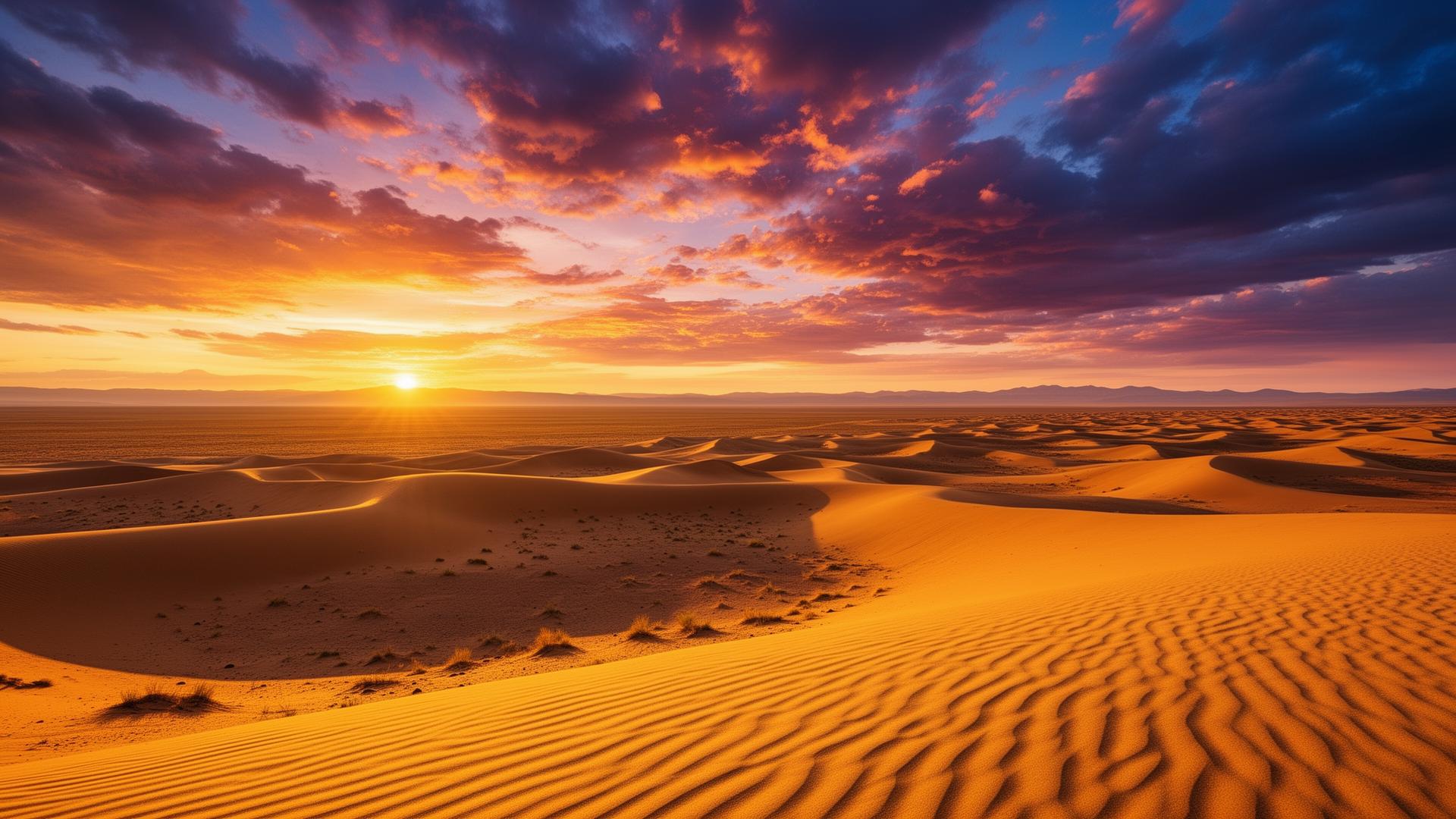 A traveller looking out over the Mongolian landscape